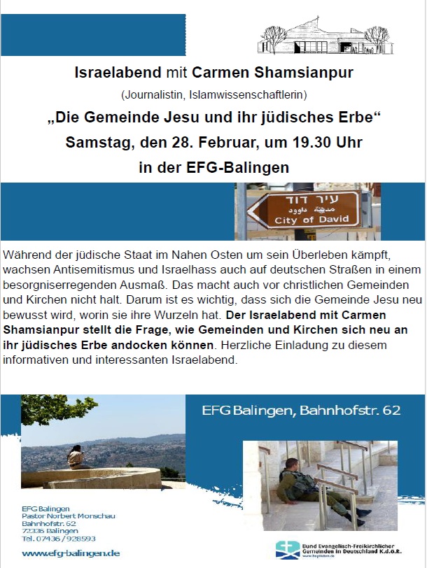 Israelabend Februar 26